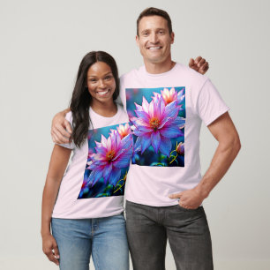 Vibrant Ethereal Bloom Artwork T-Shirt