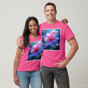 Vibrant Ethereal Bloom Artwork T-Shirt