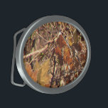 Vibrant Fall Forest Nature Camouflage Decor Belt Buckles<br><div class="desc">A fine stylish custom gift idea in a vibrant fall season forest nature camouflage decor. Sounds good,  a great gift idea. You can customise it too,  just click on the blue "CUSTOMIZE IT!" button or link you see on this product page and add some text easily.</div>
