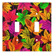 Vibrant Fall Leaf Pattern 