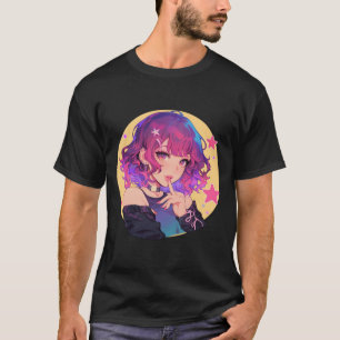 Vibrant Fantasy Girl Men's T-Shirts