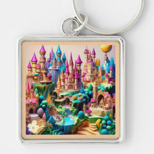 "Vibrant Fantasy Illustrations" Key Ring