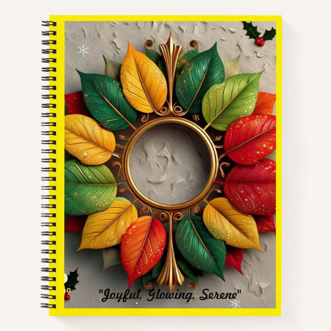 "Vibrant Festive Nights" Notebook (Front)