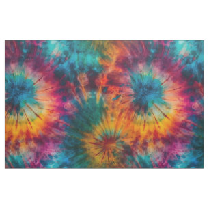 Vibrant Fireworks Tie-Dye Fabric