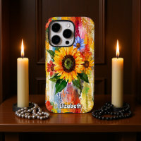 Vibrant Floral Abstract