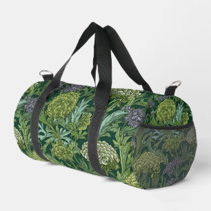 Vibrant floral and leafy pattern designs Duffle Bag