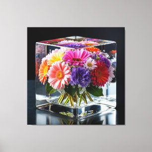 Vibrant Floral Arrangement Canvas Print