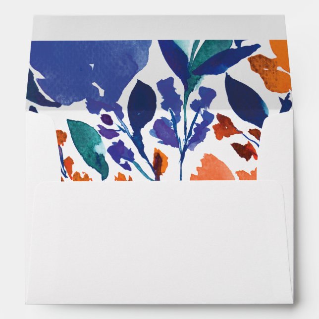 Vibrant Floral Blossom Envelope (Back (Bottom))