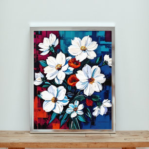 Vibrant Floral Bouquet Painting Photo Print