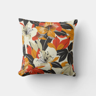Vibrant Floral Cushion