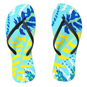 Vibrant Floral Design Jandals