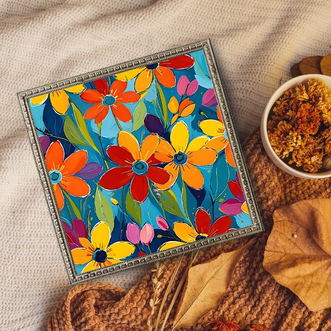 Vibrant Floral Extravaganza Photo Print (Creator Uploaded)