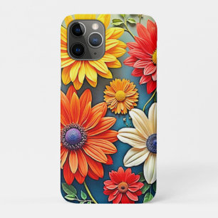 Vibrant Floral Fantasy Design Case-Mate iPhone Case