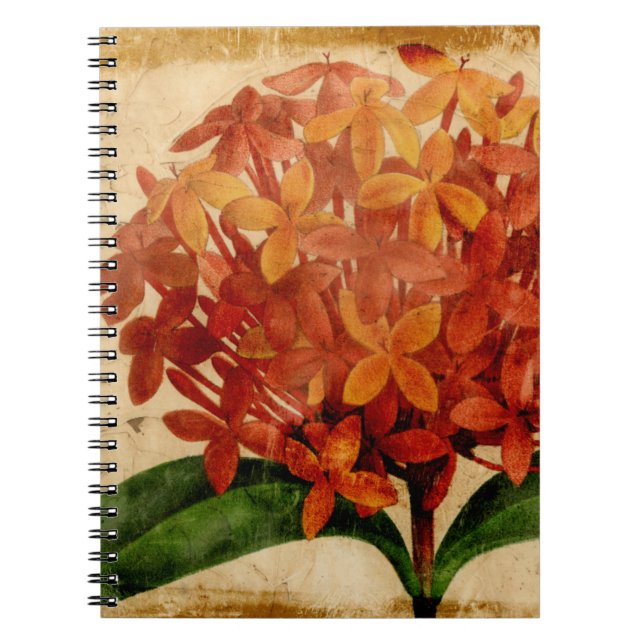 Vibrant Floral III Spiral Notebook (Front)