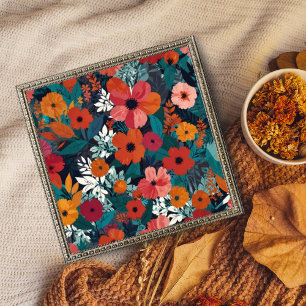 Vibrant Floral Paradise Photo Print