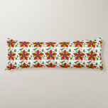 Vibrant Floral Pattern Body Cushion<br><div class="desc">"Elevate your home decor with this vibrant floral seamless pattern. Designed by SM One, this high-quality motif features a bold and refreshing botanical aesthetic. Perfect for adding a touch of professional artistry and colorful charm to any living space."</div>