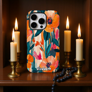 Vibrant Floral Pattern iPhone 16 Pro Case