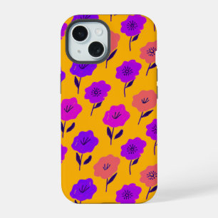 Vibrant Floral Pattern iPhone 15 Case