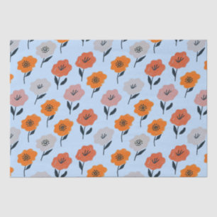 Vibrant Floral Pattern Tissue Paper