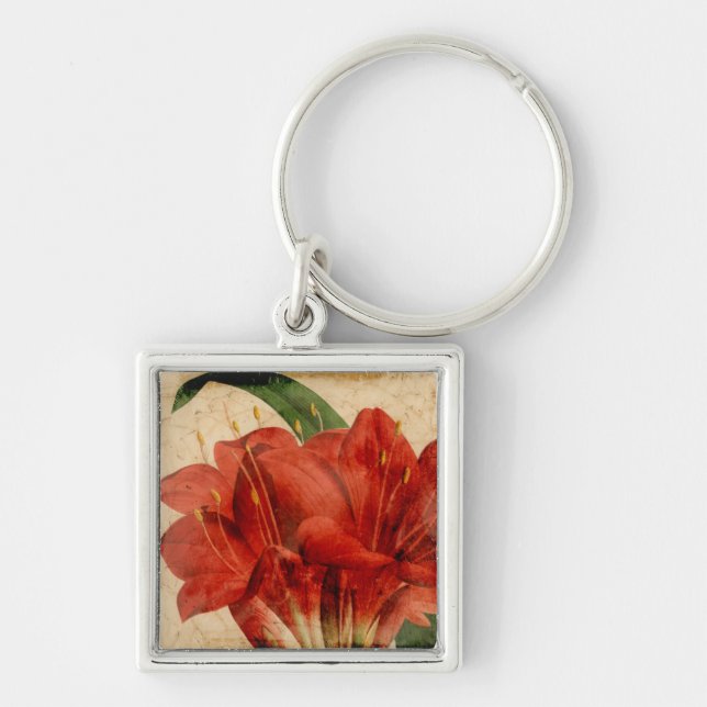 Vibrant Floral VIII Key Ring (Front)