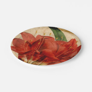 Vibrant Floral VIII Paper Plate