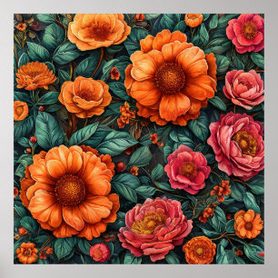 🌺 Vibrant Floral Wall Art For Modern Home Decor