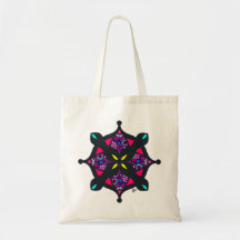 Vibrant Flower Budget Tote