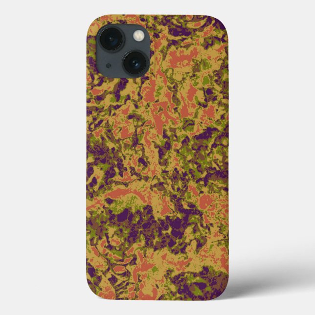 Vibrant flower camouflage pattern Case-Mate iPhone case (Back)