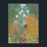 Vibrant Flower Garden - Gustav Klimt Holiday Postcard<br><div class="desc">Add a touch of timeless elegance to your correspondence with this Gustav Klimt Flower Garden Postcard. Showcasing Klimt’s vibrant Art Nouveau masterpiece, this postcard features lush floral patterns and intricate details that capture the beauty and harmony of a blooming garden. Perfect for sending heartfelt messages, collecting as art memorabilia, or...</div>