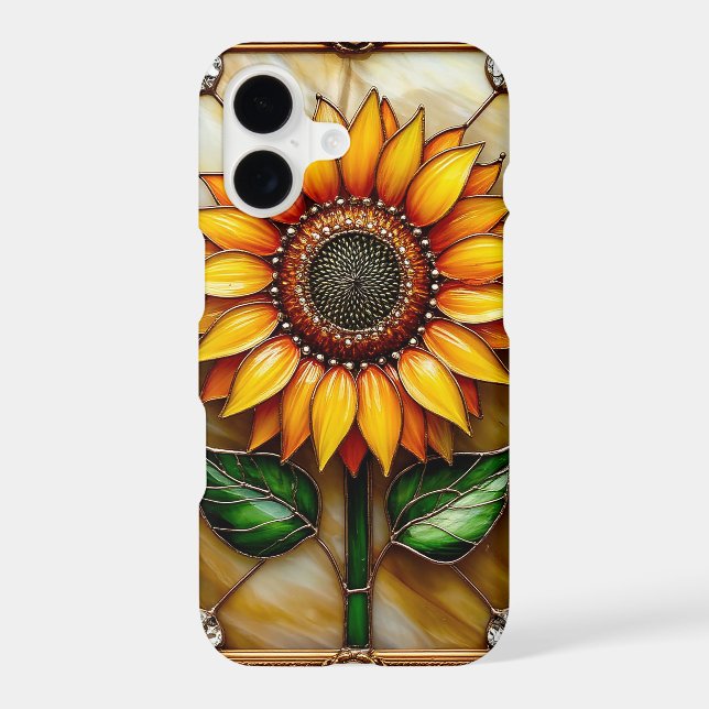 Vibrant Flower Ornately Framed (Back)