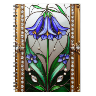 Vibrant Flower Ornately Framed Notebook