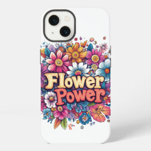 Vibrant Flower Power Design with Colorful Blooms  iPhone 13 Case
