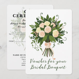Vibrant Flowers Bridal Bouquet 5 - Fan Fun Voucher