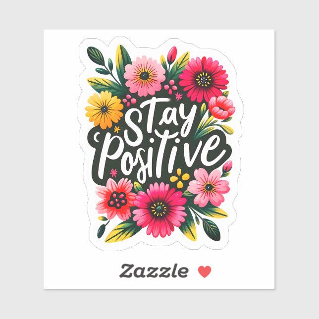 Vibrant Flowers Radiate Positivity (Sheet)