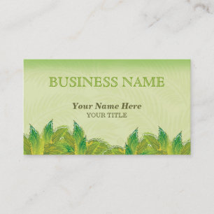vibrant foliage ~ bc business card