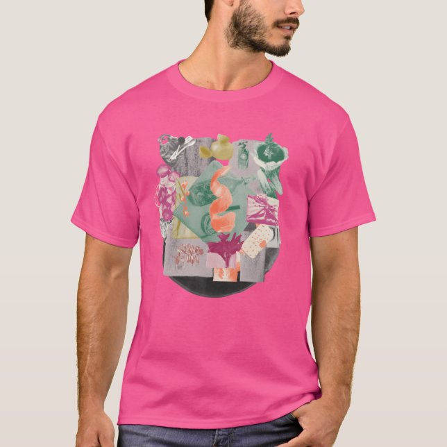Vibrant Food Collage girl T-Shirt (Front)