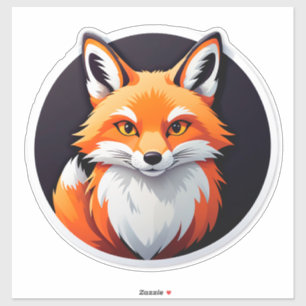 Vibrant Fox Head