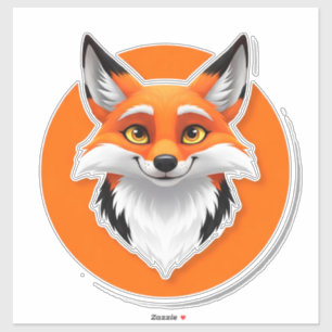 Vibrant Fox Head