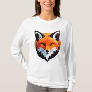 Vibrant Fox Head T-Shirt