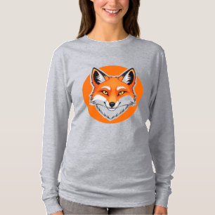 Vibrant Fox Head T-Shirt