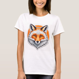 Vibrant Fox Head T-Shirt