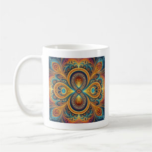 Vibrant Fractal Art Coffee Mug