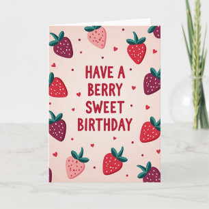 Vibrant Fruit Birthday Card
