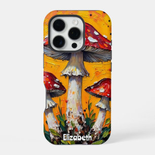 Vibrant Fungi Trio iPhone 16 Pro Case