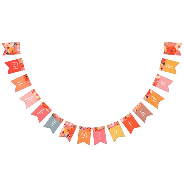 Vibrant Garden Party Bunting (All)
