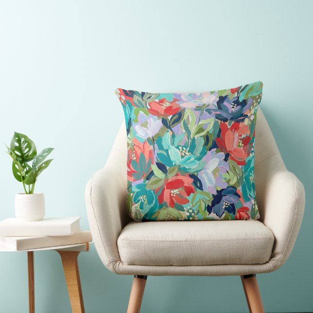 Vibrant Garden Symphony Cushion (Chair)