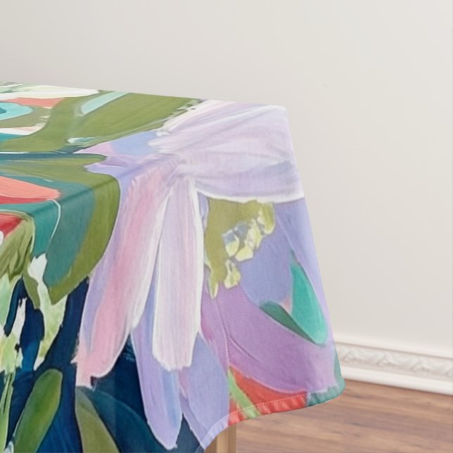 Vibrant Garden Symphony Tablecloth (In Situ)