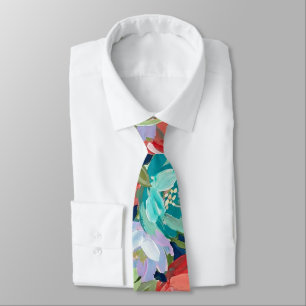 Vibrant Garden Symphony Tie