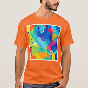Vibrant Geometric Abstract T-Shirt