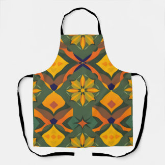 Vibrant Geometric Apron - Bold Home Decor